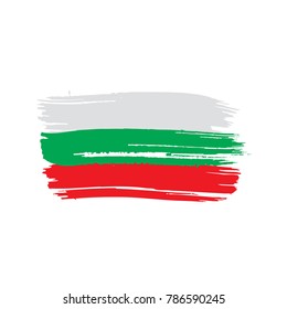 Bulgaria flag, vector illustration