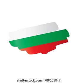Bulgaria flag, vector illustration