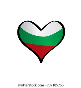 Bulgaria flag, vector illustration