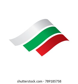 Bulgaria flag, vector illustration