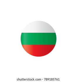Bulgaria flag, vector illustration