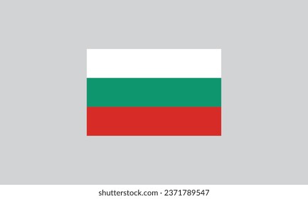 Bulgarien Flagge Vektorgrafik Flag Symbol Standard Farbe Standardgröße Eine rechteckige Flagge Computer Illustration Digital Illustration.