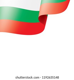 Bulgaria flag, vector illustration on a white background