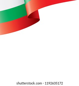 Bulgaria flag, vector illustration on a white background