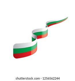 Bulgaria flag, vector illustration on a white background