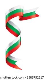 Bulgaria flag, vector illustration on a white background
