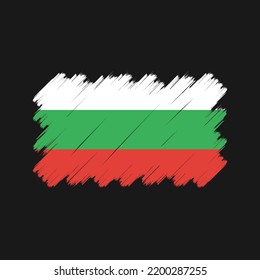 Bulgaria Flag Vector. National Flag