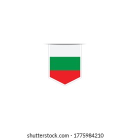 Bulgaria  flag vector. National Simple Bulgaria  flag