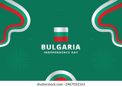 Bulgaria Día de la Independencia Vector Diseño Ilustración