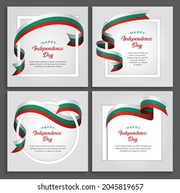 Bulgaria independence day vector illustration on a white background