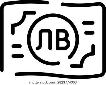 Bulgaria Lev icons set in Lineal design. Including bulgaria, lev, money, currency, banknote, cash, finance, economy icon and more. Outline icons collection.