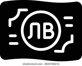 Bulgaria Lev icons set in Solid design. Including bulgaria, lev, money, currency, banknote, cash, finance, economy icon and more. Outline icons collection.