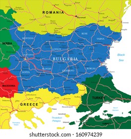 Bulgaria map