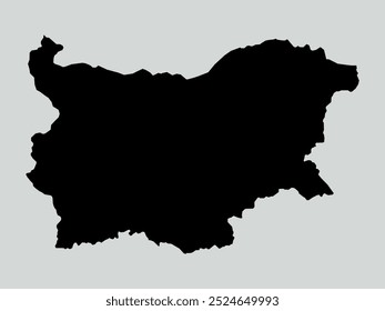 Bulgaria map isolated on white background. Map of Bulgaria. Vector illustration