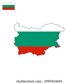 Bulgaria map vector art and graphics
