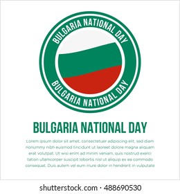 Bulgaria National Day, Bulgaria poster