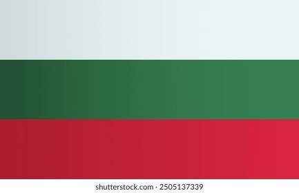 Nationalflagge Bulgariens. Länderkennung