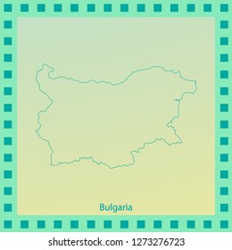 Bulgaria outline map