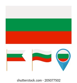 Bulgaria. pattern for decoration, decoration and design. flag from the same series