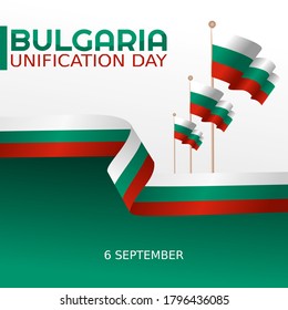 Bulgaria Unification Day Vector Illustration 