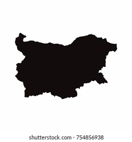 Bulgaria vector country map