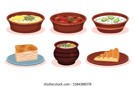 Tacos soup hot food Royalty Free Vector Image - VectorStock