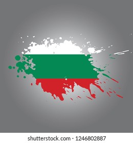 Bulgarian Vector paint stain