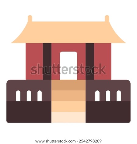 Bulguksa Temple icon for web, app, infographic, etc