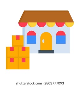 Bulk Buying Icon Flat Style Vector Illustration