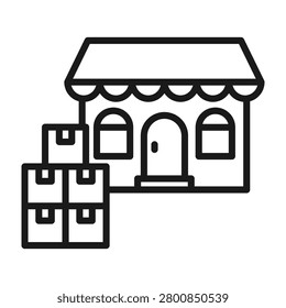 Bulk Buying Icon Line Style Vector Illustration