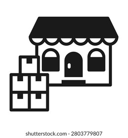 Bulk Buying Icon Mixed Style Vector Illustration