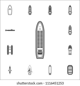 bulk carrier icon. Detailed set of Ships icons. Premium quality graphic design sign. One of the collection icons for websites, web design, mobile app on white background
