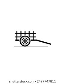 bulk cart icon, vector best flat icon.