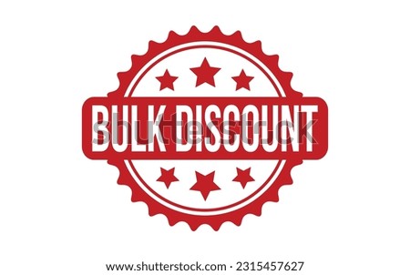 Bulk discount Rubber Stamp Seal Vector