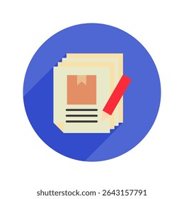 Bulk Editor rounded color, mini illustration icon. use for modern concept, print, UI, UX kit, web and app development. Vector related to product offering, marketing, business.