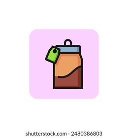 Bulk products line icon. Condiment, grain, ingredient. Cereal concept. Vector illustration can be used for topics like food, cooking, grocery