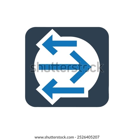 Bulk Transfer In Vector Icon, Transfer Swap Icon
