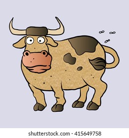 Bull cartoonÂ .