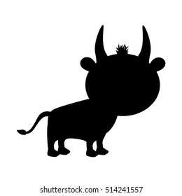 bull animal icon image 