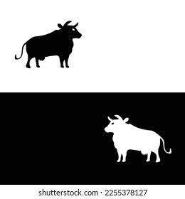 Bull animal vector logo design . Bull icon