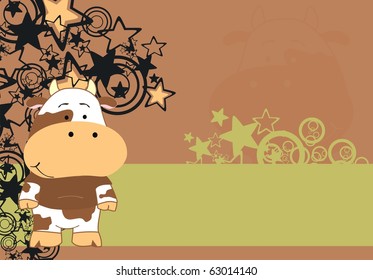 bull background in vector format very easy to edit
