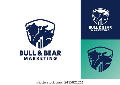 Logo-Inspiration für das Bull- und Bärenmarketing