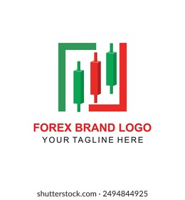 Bull and Bear Trade Logo for Buy and Sell Forex Trading Logo Icon Symbol Vector Design Inspiration