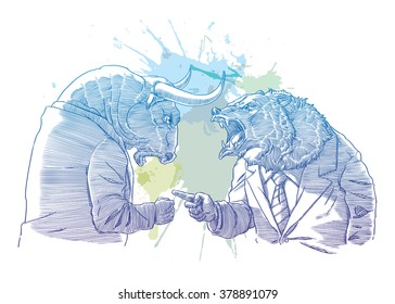 Bull And Bear For Trader