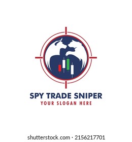 Bull And Beat Spa Target Market Trade Logo Design- Forex Trade  