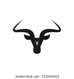 Bull Buffalo Cow Cattle Head Toro Taurus logo design inspiration