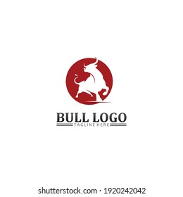 Bull buffalo head, cow, animal  mascot logo design vector for sport horn buffalo, animal, mammals, head logo, wild, matador
