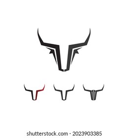 Bull buffalo head cow animal  mascot logo design vector for sport horn buffalo animal mammals head logo wild matador