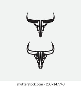 Bull buffalo head cow animal  mascot logo design vector for sport horn buffalo animal mammals head logo wild matador