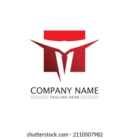 Bull and buffalo head cow animal  mascot logo design vector for sport horn buffalo animal mammals head logo wild matador